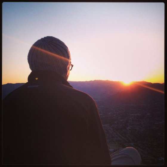 Sunrise from Bishop's Peak, SLO 